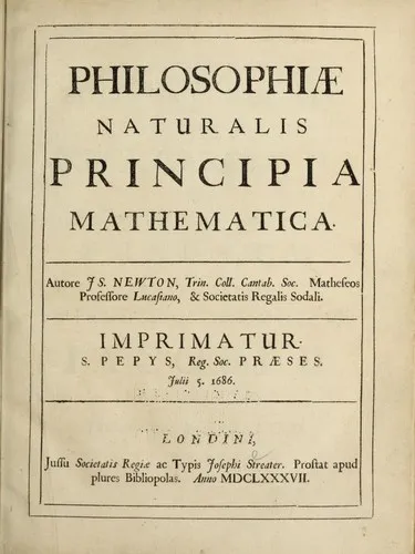 Philosophiæ Naturalis Principia Mathematica by Isaac Newton