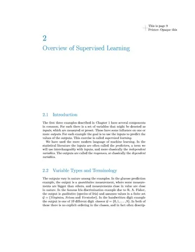 The Elements of Statistical Learning by Trevor Hastie