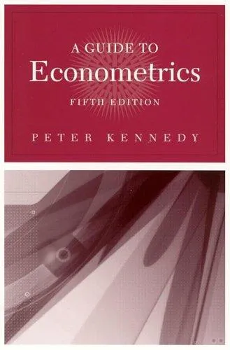 A Guide to Econometrics by Peter Kennedy