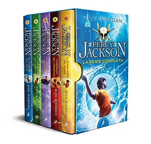 Percy Jackson series by Rick Riordan